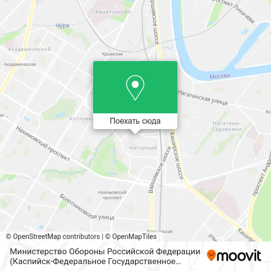 Карта Министерство Обороны Российской Федерации