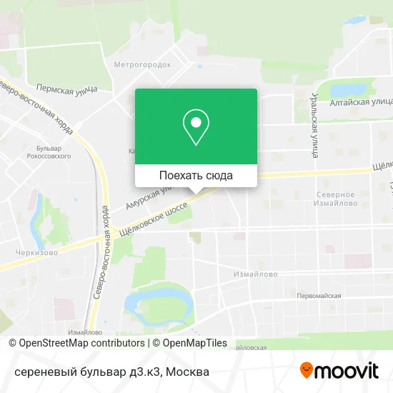 Карта сереневый бульвар д3.к3