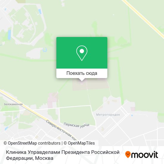 Карта Клиника Управделами Президента Российской Федерации