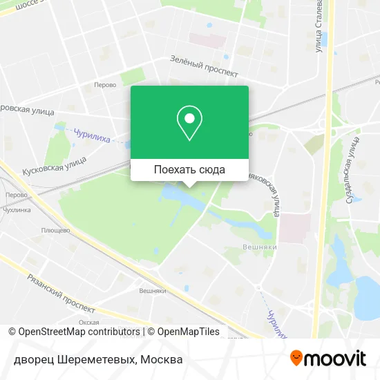 Карта дворец Шереметевых