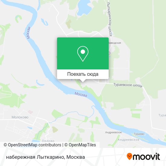 Карта набережная Лыткарино