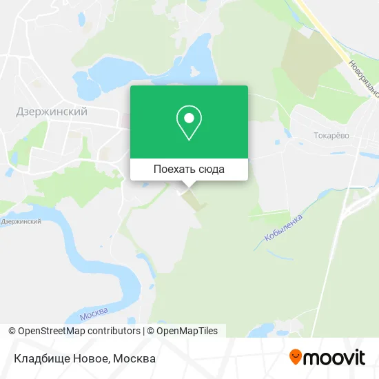 Карта Кладбище Новое