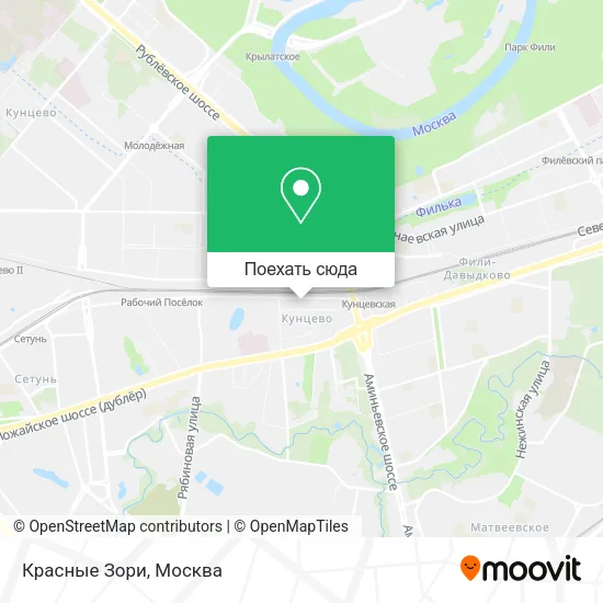Карта Красные Зори