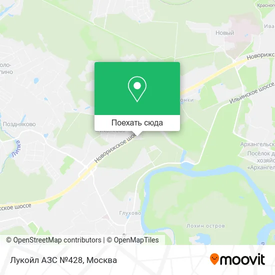 Карта Лукойл АЗС №428