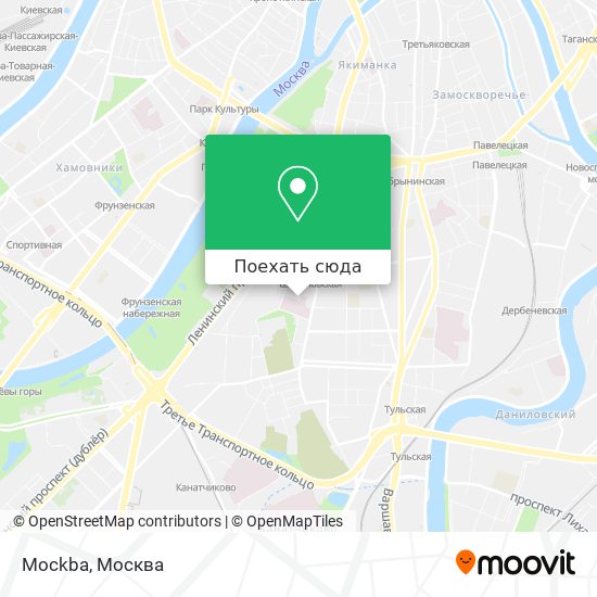 Карта Mockba