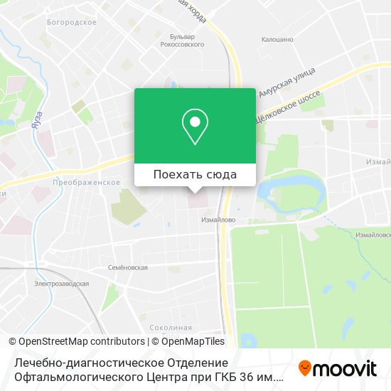 Соколиная гора москва карта