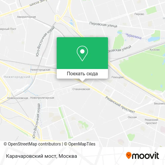 Карта Карачаровский мост
