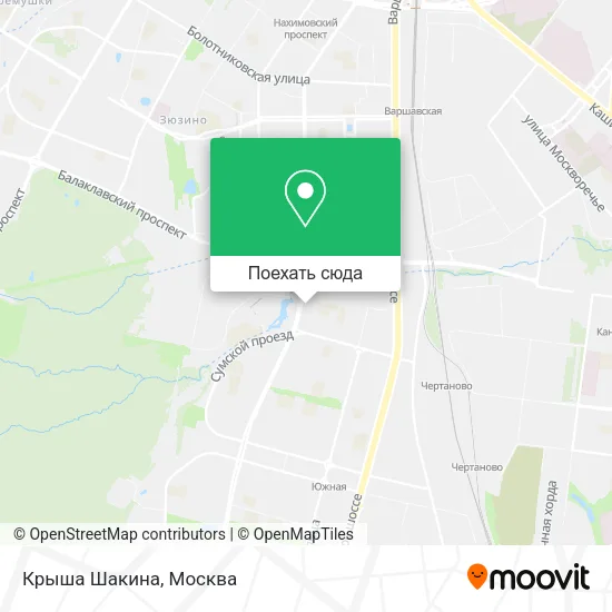 Карта Крыша Шакина