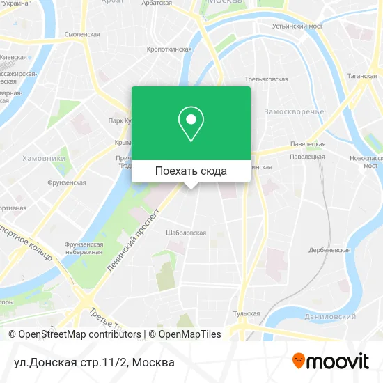 Карта ул.Донская стр.11/2