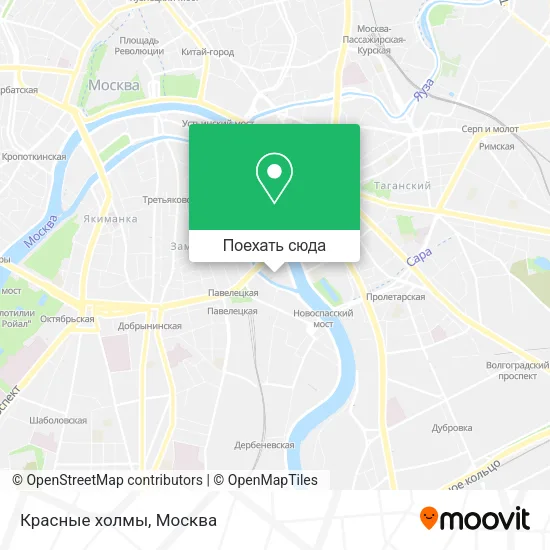 Карта Красные холмы