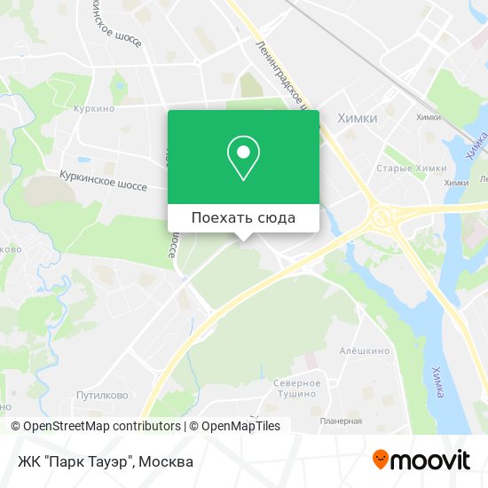 Карта ЖК "Парк Тауэр"