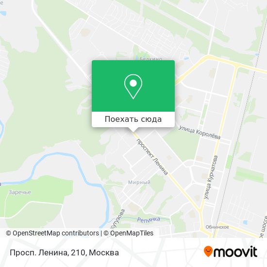 Карта Просп. Ленина, 210