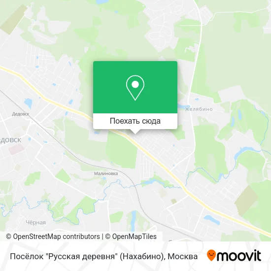 Карта Посёлок "Русская деревня" (Нахабино)