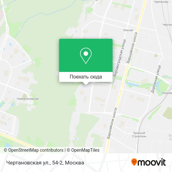 Карта Чертановская ул., 54-2