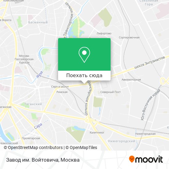 Карта Завод им. Войтовича