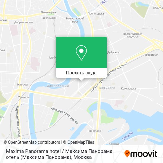 Карта Maxima Panorama hotel / Максима Панорама отель