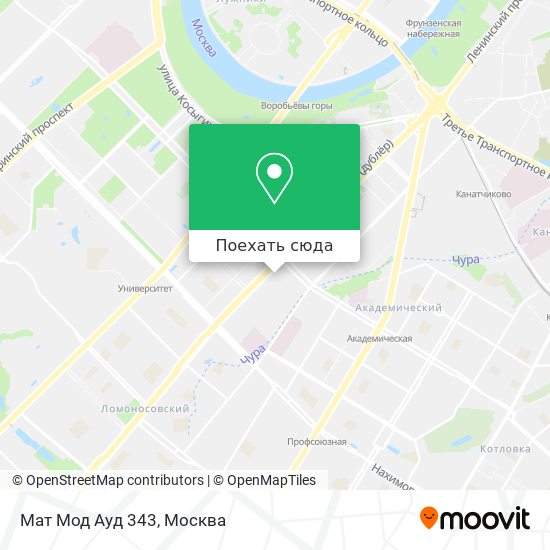 Карта Мат Мод Ауд 343