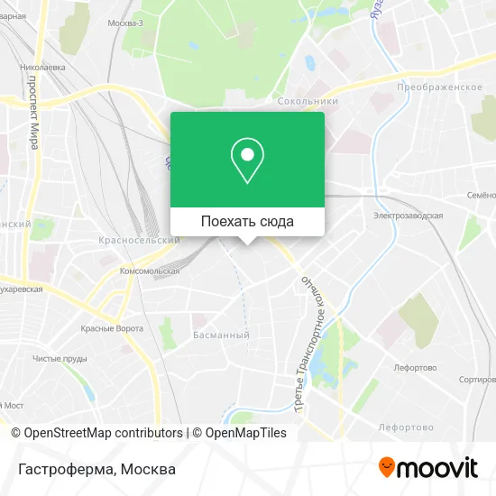 Карта Гастроферма