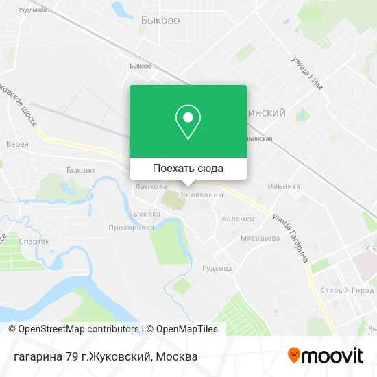 Карта гагарина 79 г.Жуковский
