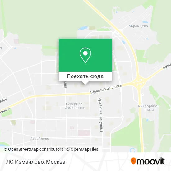 Карта ЛО Измайлово
