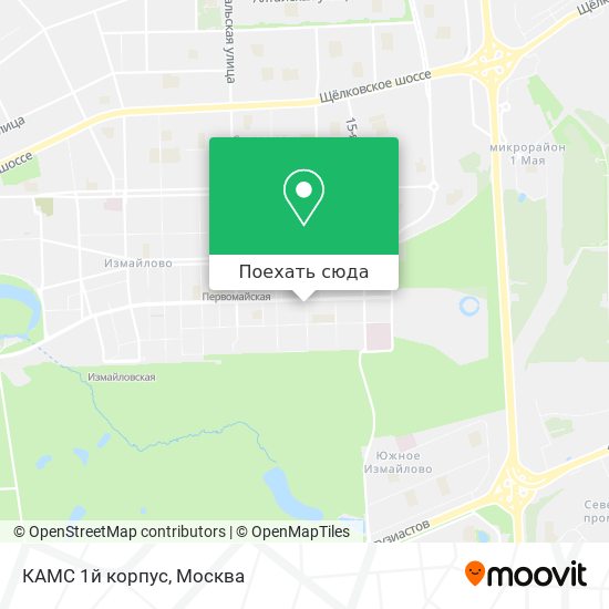 Карта КАМС 1й корпус