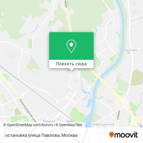 Карта остановка улица Павлова