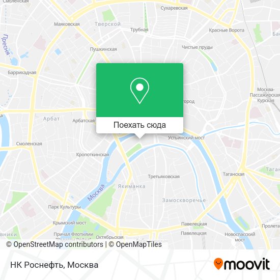 Карта НК Роснефть