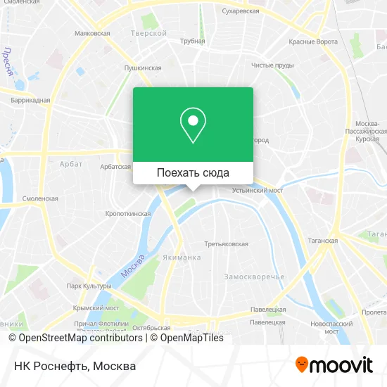 Карта НК Роснефть