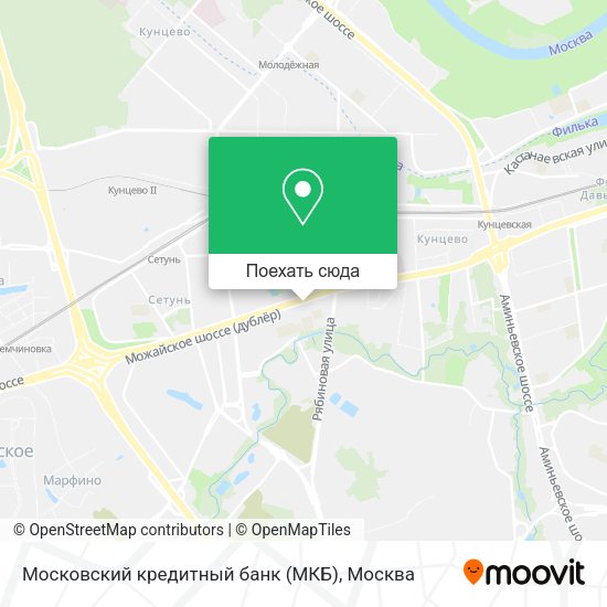 Карта Московский кредитный банк (МКБ)