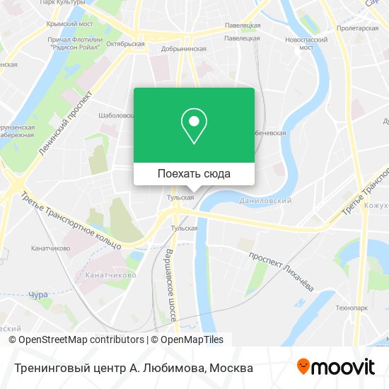 Карта Тренинговый центр А. Любимова