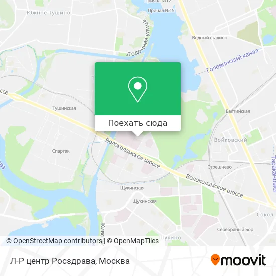 Карта Л-Р центр Росздрава
