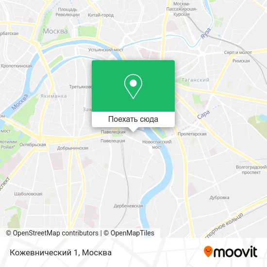 Карта Кожевнический 1
