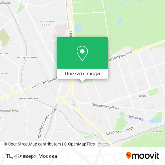 Карта ТЦ «Клевер»
