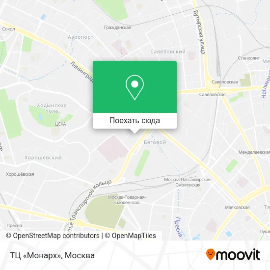 Карта ТЦ «Монарх»