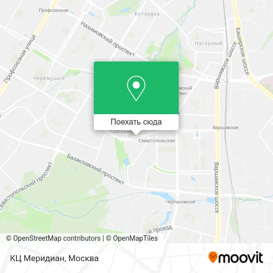 Карта КЦ Меридиан