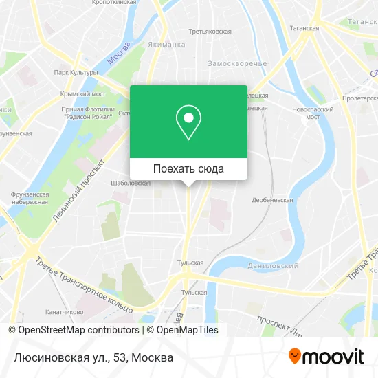 Карта Люсиновская ул., 53