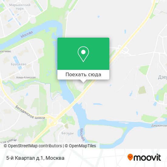Карта 5-й Квартал д.1