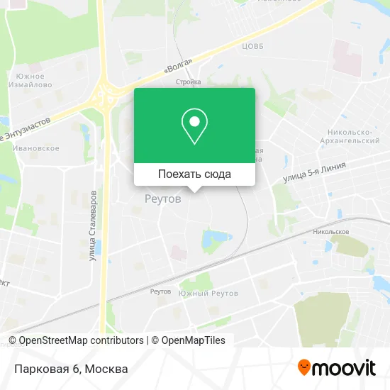 Карта Парковая 6