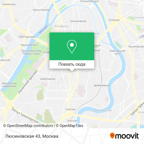 Карта Люсиновская 43