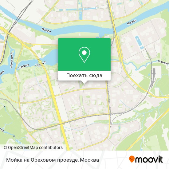 Карта Мойка на Ореховом проезде