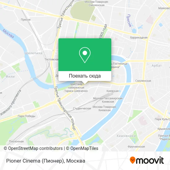 Карта Pioner Cinema (Пионер)
