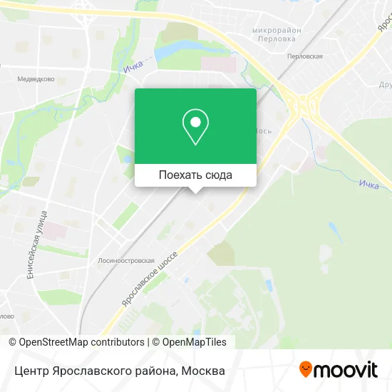 Карта Центр Ярославского района