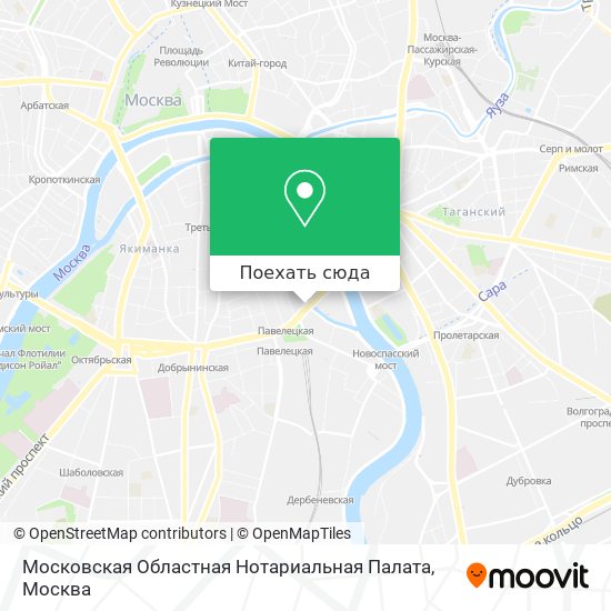 Карта Московская Областная Нотариальная Палата