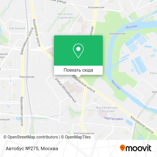 Карта Автобус №275