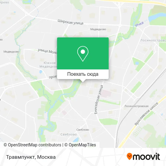 Карта Травмпункт