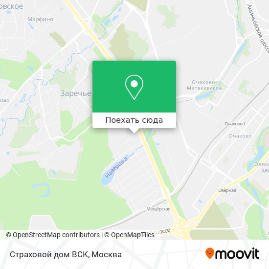 Карта Страховой дом ВСК