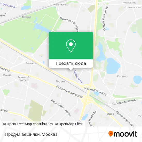 Карта Прод-м вешняки