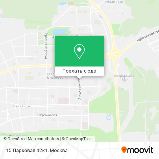Карта 15 Парковая 42к1