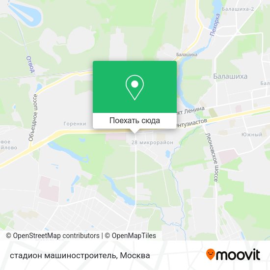 Карта стадион машиностроитель