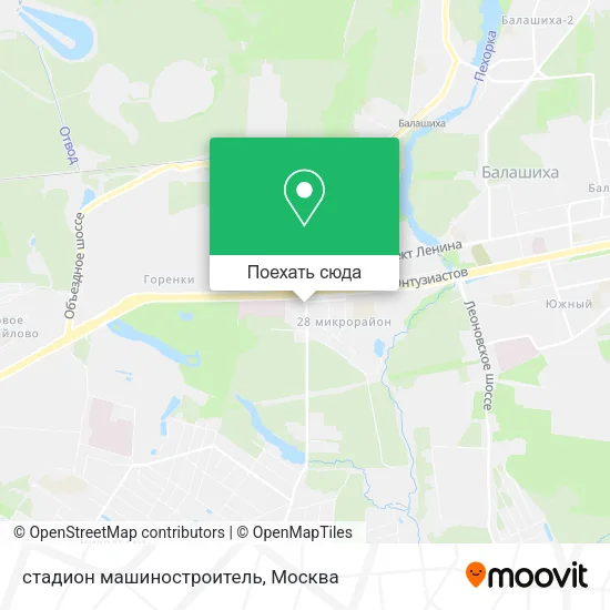 Карта стадион машиностроитель